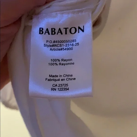 BABATON - white blouse - Picture 5 of 6